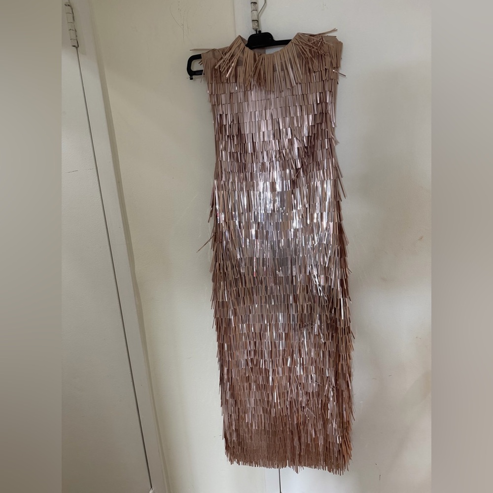 ASOS Shimmering Fringe Dress